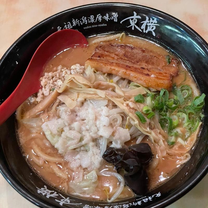 濃厚味噌ラーメン(新潟濃厚味噌 東横 紫竹山本店)