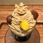 モンブランパフェ(Cafe＆Sweets 菊乃井 無碍山房 Salon de Muge京都高島屋店)