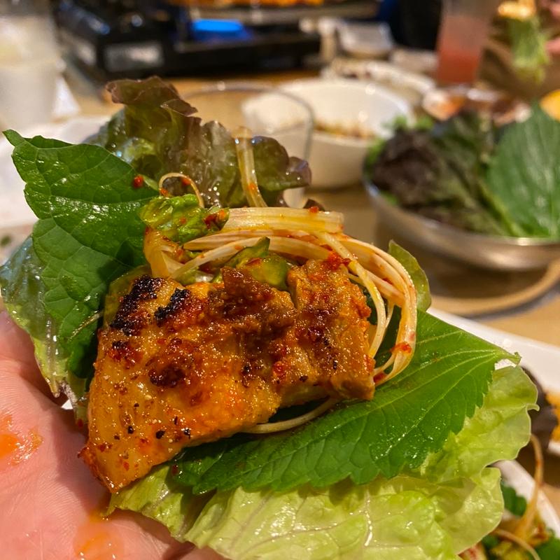 サムギョプサル(ソウル市場)