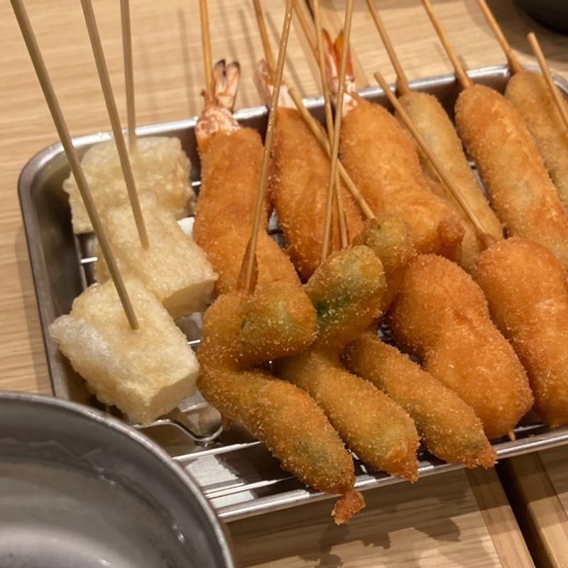 道頓堀8本コース(串かつ だるま クロス茶屋町店)