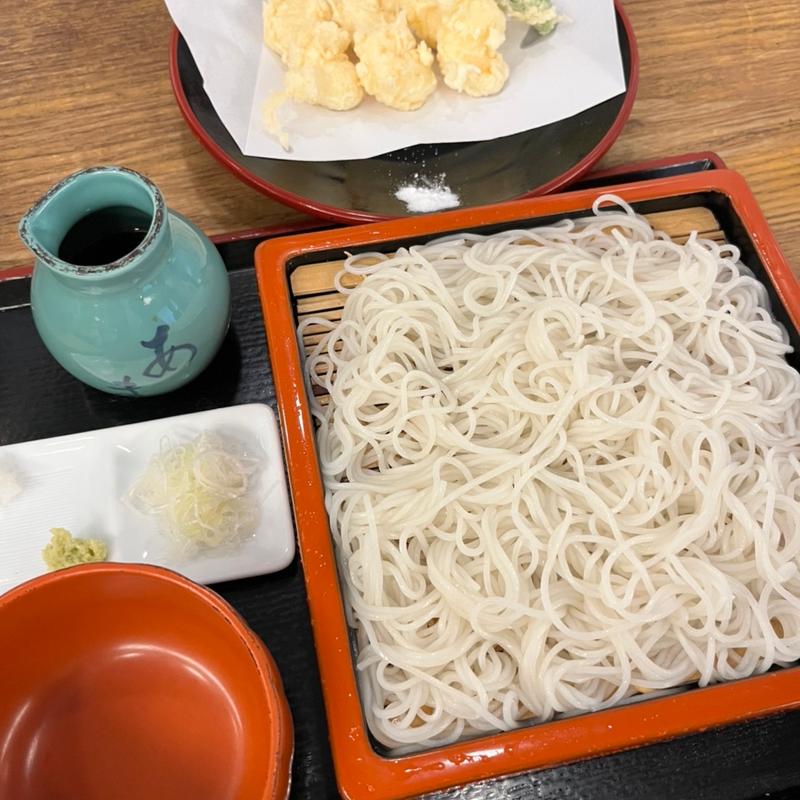 小海老天もり(総本家更科堀井 本店 （そうほんけさらしなほりい）)