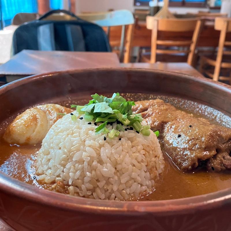 ローストチキンカレーセット(雑貨とカレーの店　ハイダル)