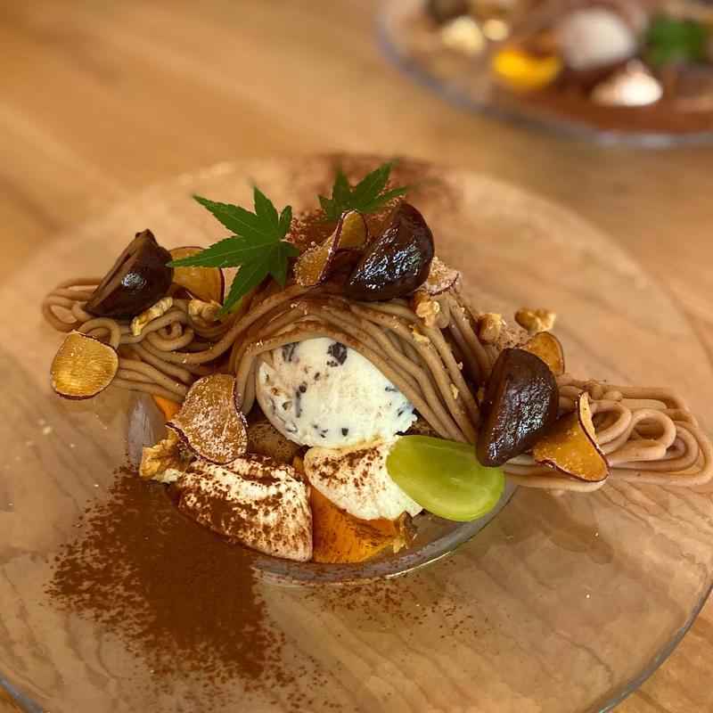 季節のデザート（栗のデザート）(カフェドミーミ（Café de mimi）)