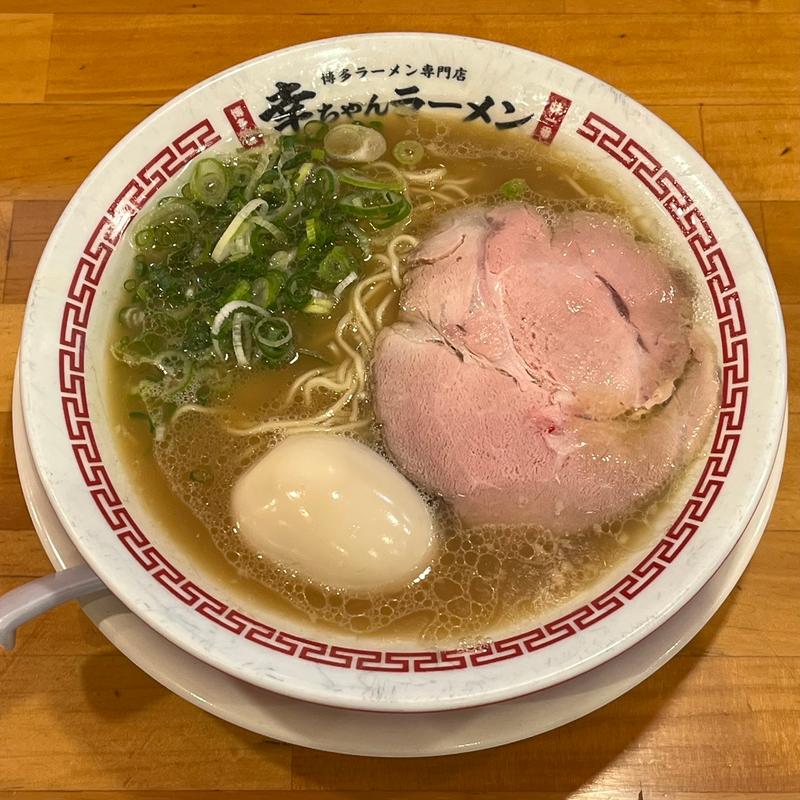 味玉ラーメン(幸ちゃんラーメン博多本店)