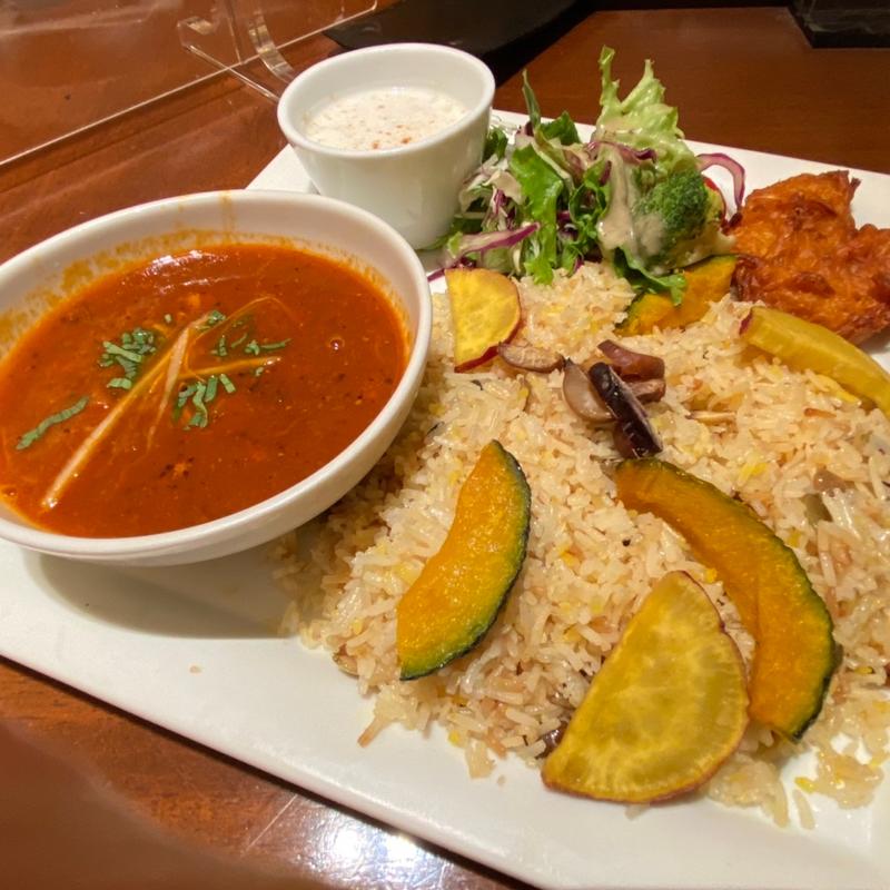 秋野菜のビリヤニセット(シターラダイナー エキュート品川店(SITAARA DINER))