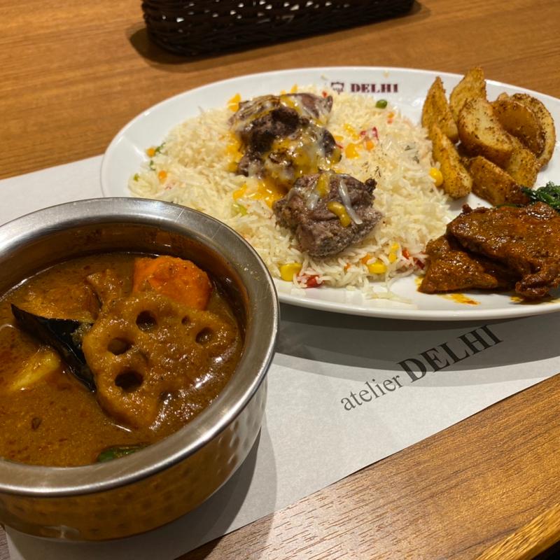 カバーブ、カバーブ&プラオ(アトリエ・デリー)