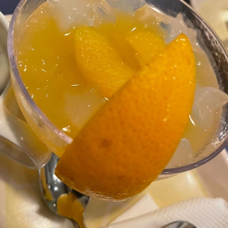 オレンジゼリー(東京ディズニーシー ホライズンベイ・レストラン)