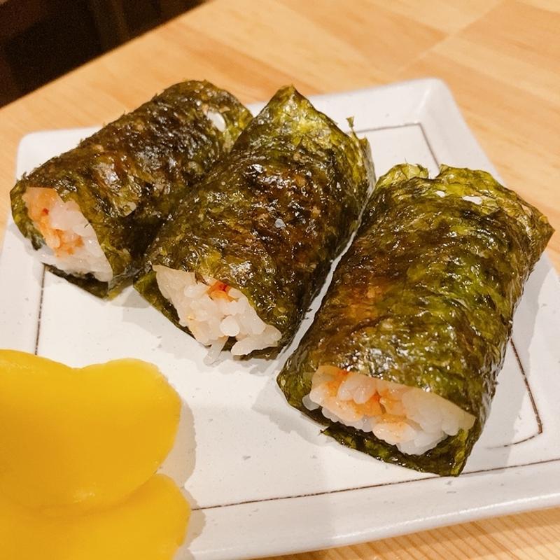 チャンジャ巻き(ホルモン天ぷら まめすけ)