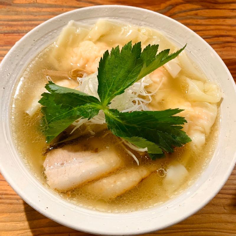 海老塩わんたんめん(純手打ち 麺と未来)