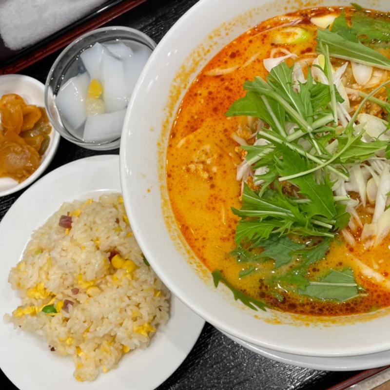 坦々麺ランチ(天龍 本館)