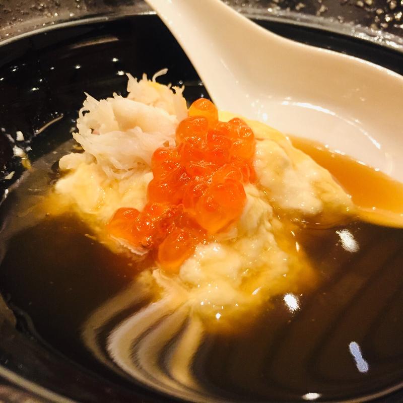 とろみ湯葉あんかけ(手打ちそば そばしき 紀尾井町店)