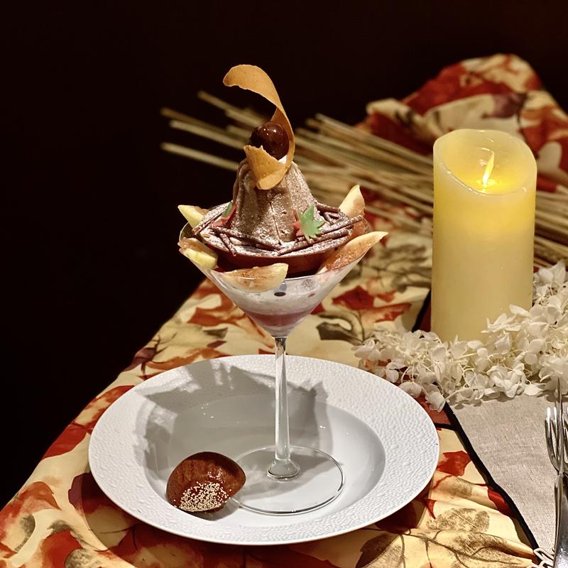 モンブランパフェ「シャテーニュ シェリー」(リーガロイヤルホテル京都 )