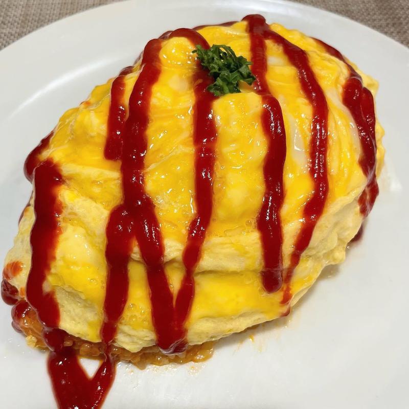 ケチャップオムライス(めぐろ三ツ星食堂)