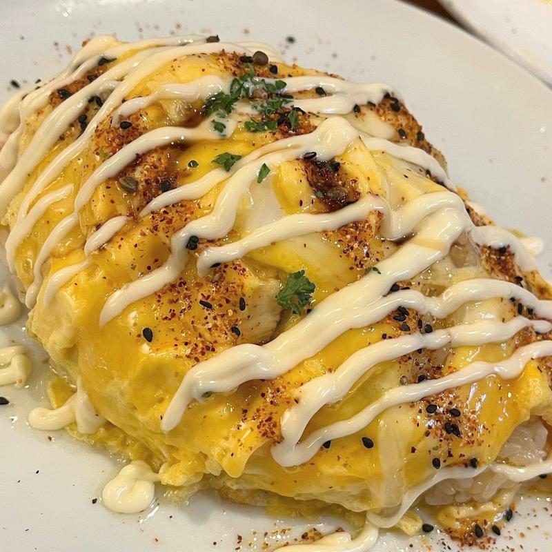 お正油オムライス(めぐろ三ツ星食堂)