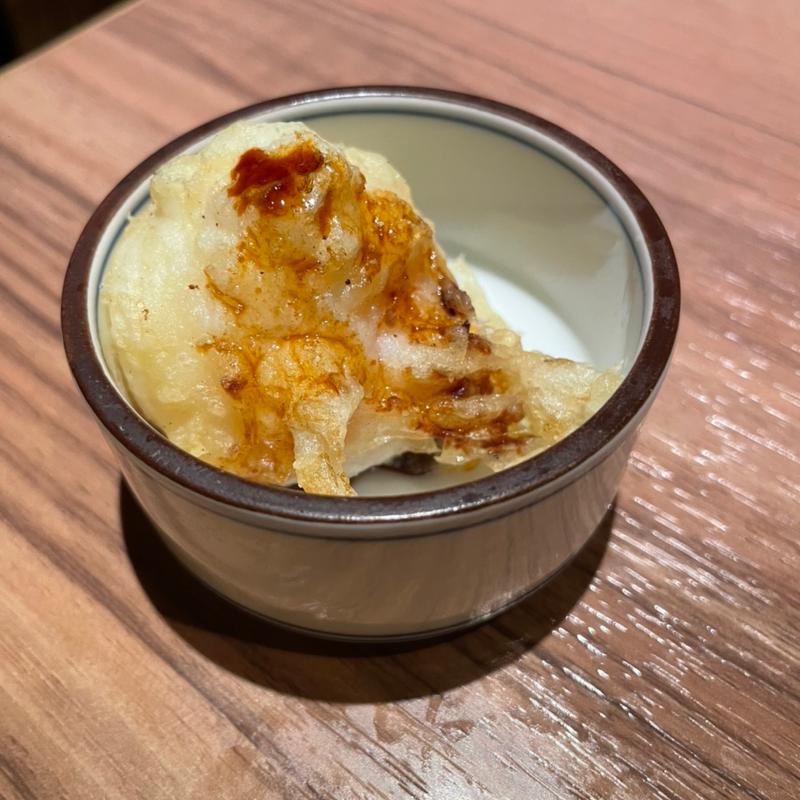 とろ～り半熟卵天(魚河岸酒場 FUKU浜金 金山店)