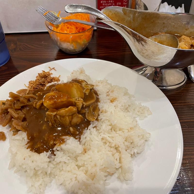 欧風カレー サラダセット(カリカル 新橋本店)