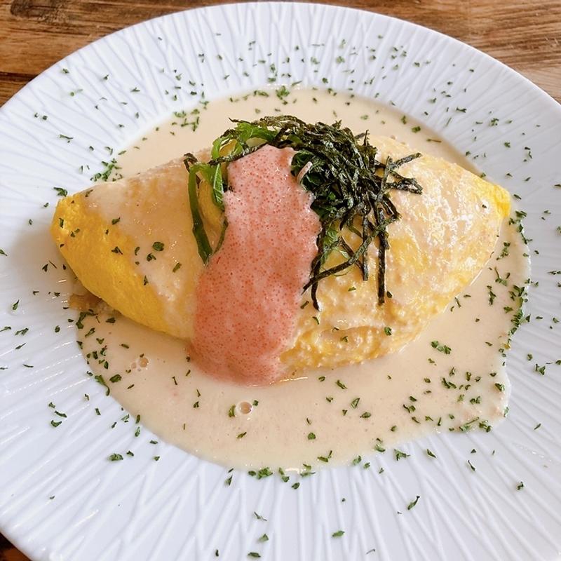 明太子クリームオムライス(eggnog エッグノッグ)