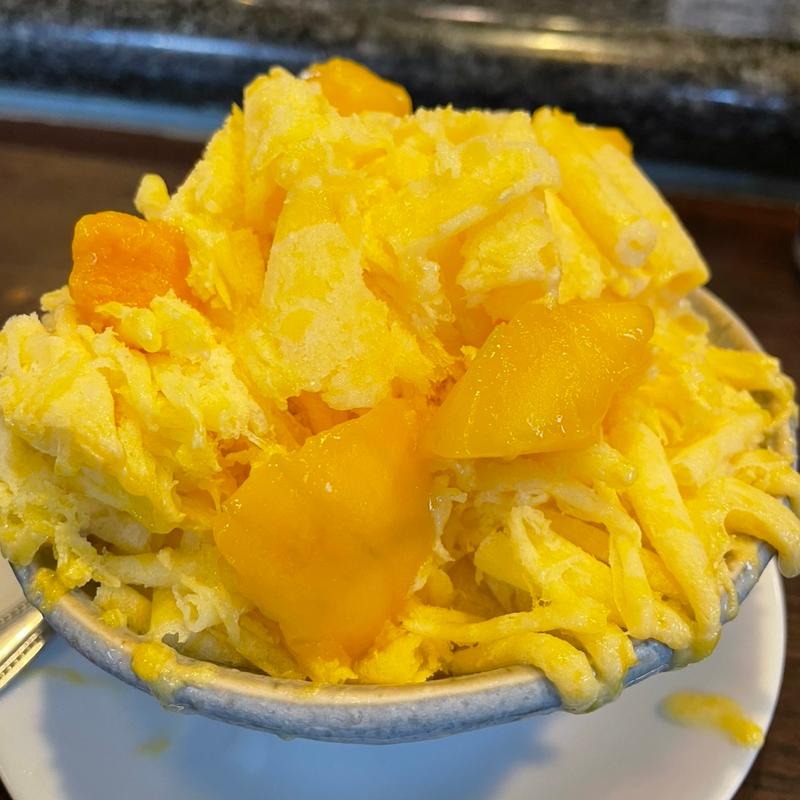 台湾風かき氷 完熟マンゴー(ウェルビー 今池 )