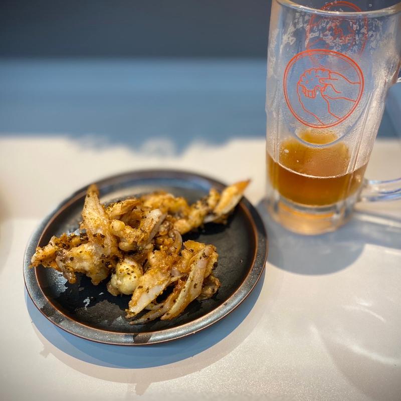 軟骨の黒胡椒揚げ(東京ギョーザスタンド ウーロン GREEN SPRINGS店)