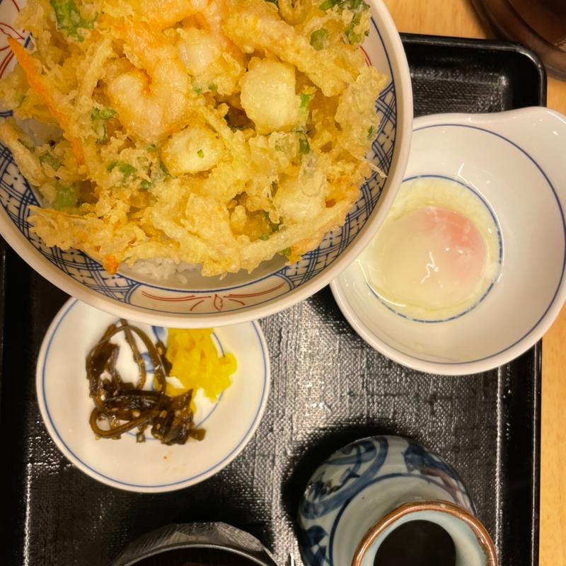 かき揚丼(ウエスト 那の川店(うどん))