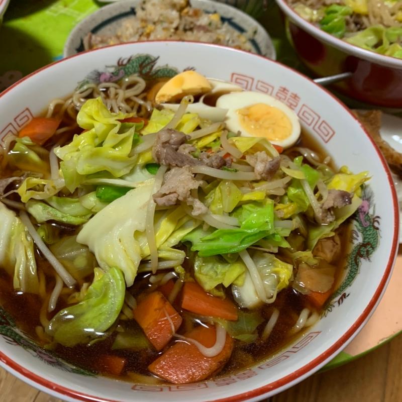 野菜たっぷりラーメン(アルビス羽根店)