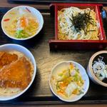 ミニタレカツ丼セット