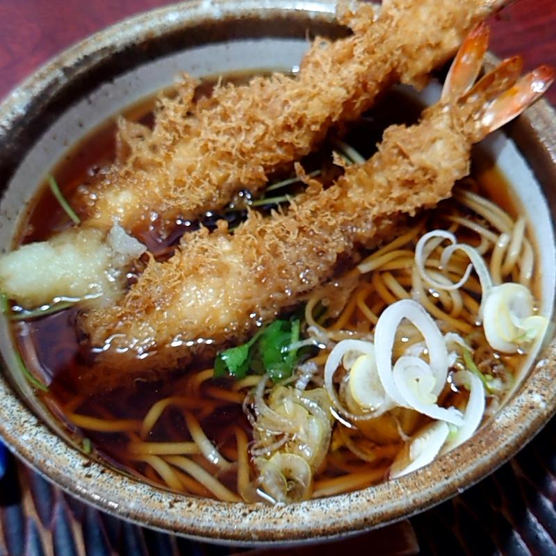 天ぷらそば(日乃出庵)