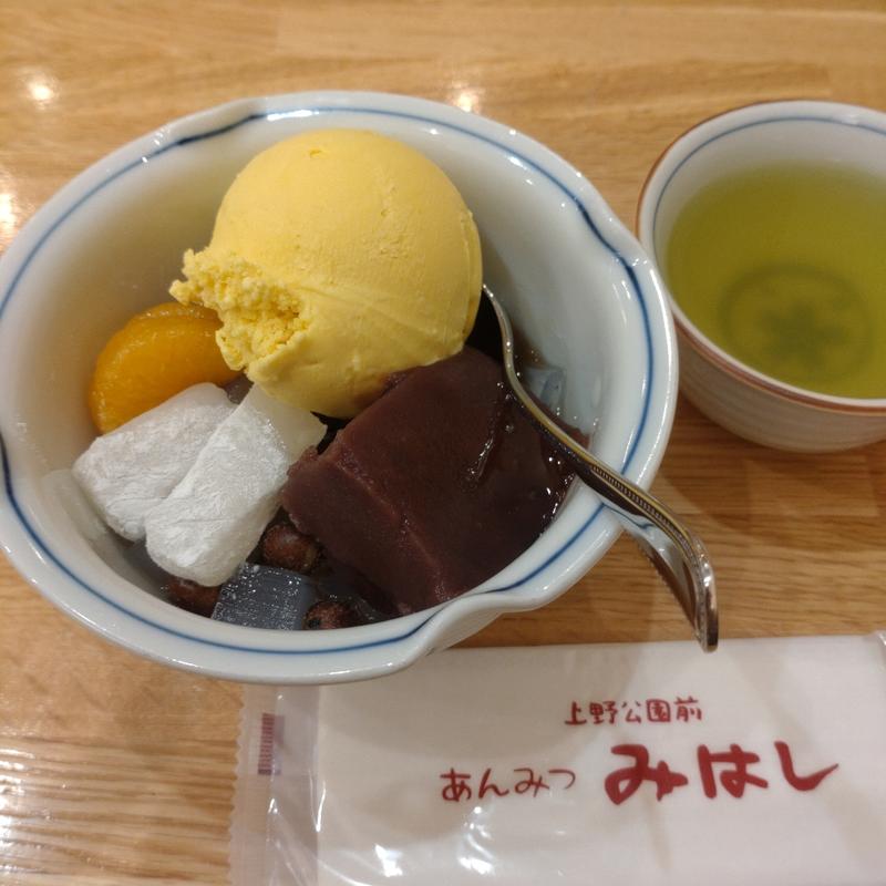 カボチャあんみつ(みはし ルミネ北千住店)