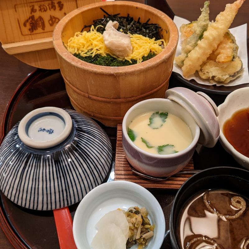 鯛めし天ぷらランチ(石蔵)