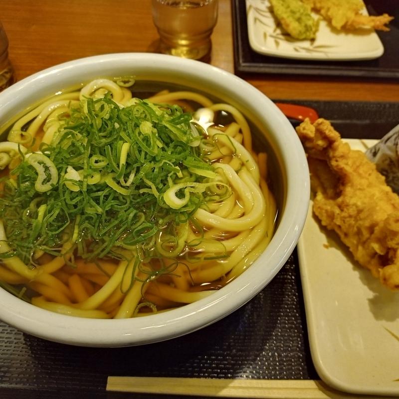 かけうどん(温)･特(丸亀製麺 近江八幡店 )