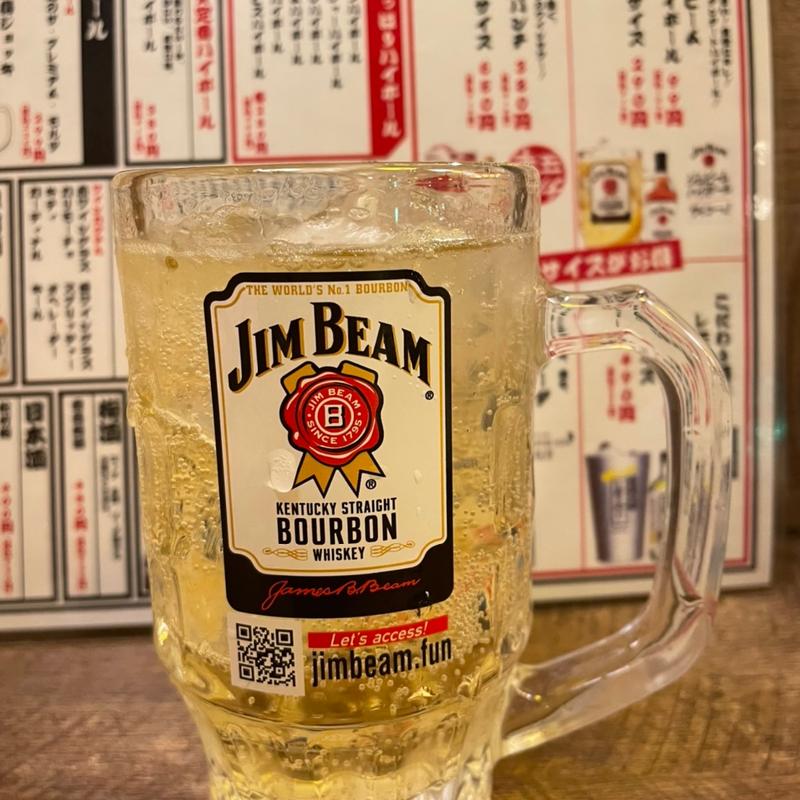 ジムビームハイボール(餃子のかっちゃん堺東店)