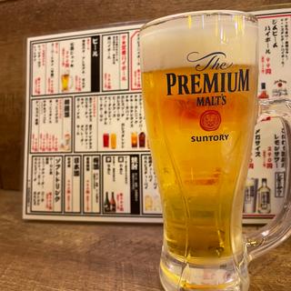 神泡のザ・プレミアム・モルツ(餃子のかっちゃん堺東店)