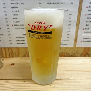 生ビール(もつ焼きはじめ 中目黒)