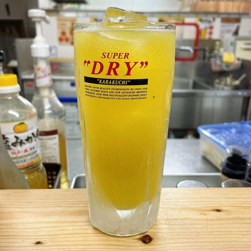 シークワーサーサワー(もつ焼きはじめ 中目黒)