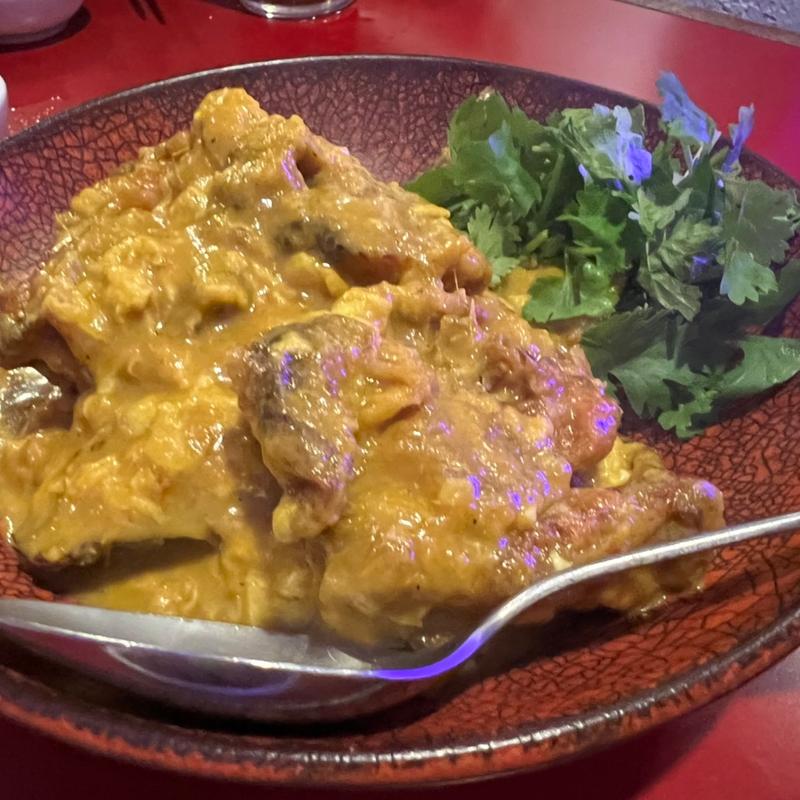 特製蟹炒め カレーソース(獅天鶏飯)