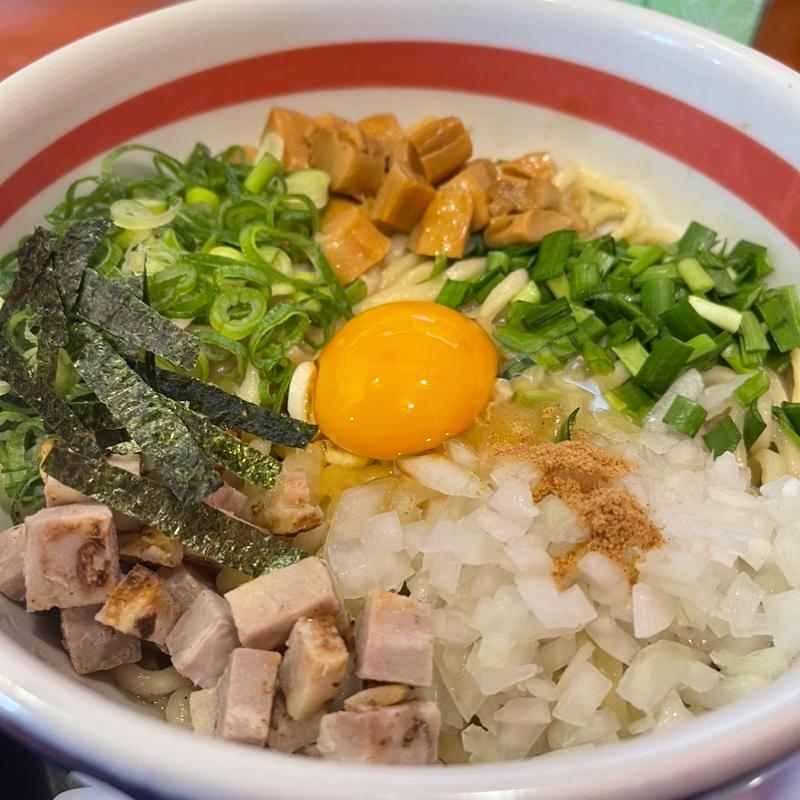 天然塩まぜそば(塩ラーメン波の花　亀岡店)