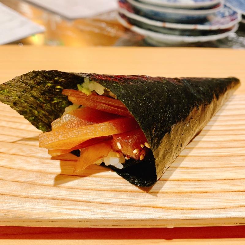 手巻き干瓢(天然本まぐろ ありそ鮨し グランスタ東京店)