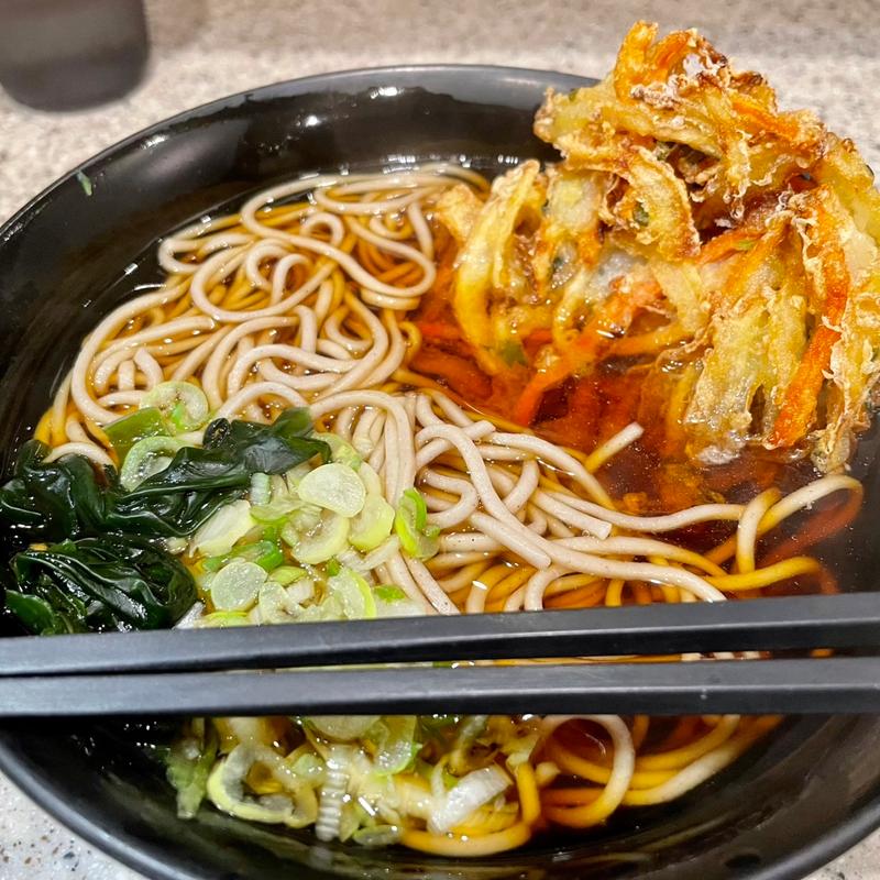 天ぷらそば(名代 富士そば 神谷町店 )