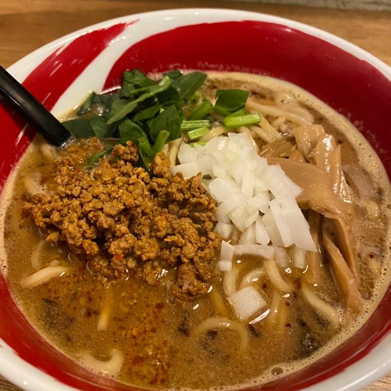 かなり濃厚なコク味噌そば(RAMEN 浜虎 福岡中洲店)