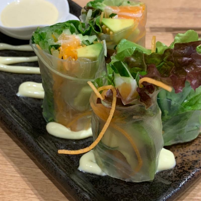 本日の生春巻き(東京海老酒場 案のジョー)