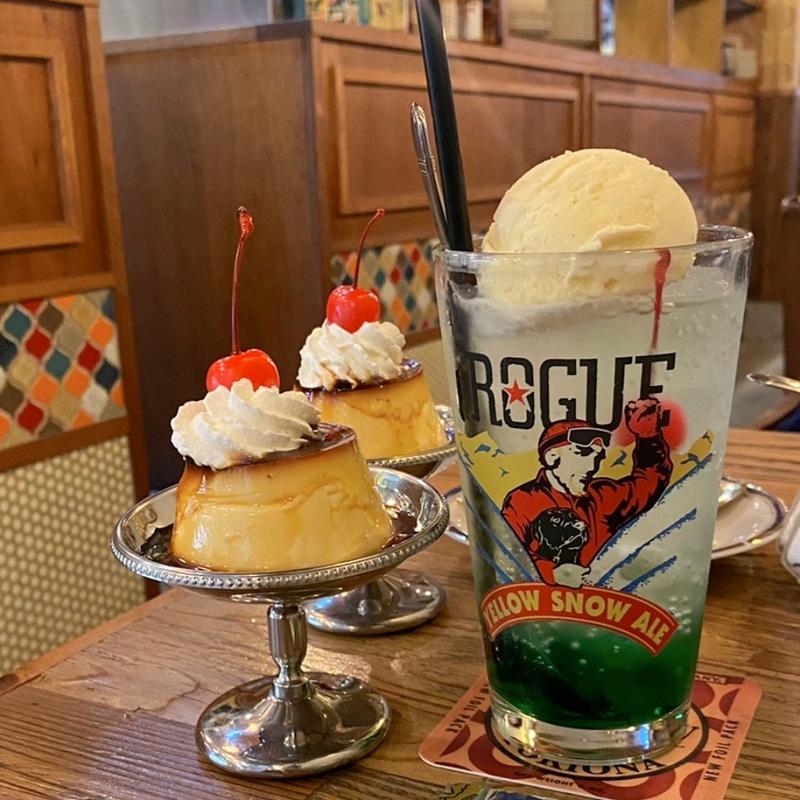 メロンクリームソーダ(CAFÉ TOKIONA)