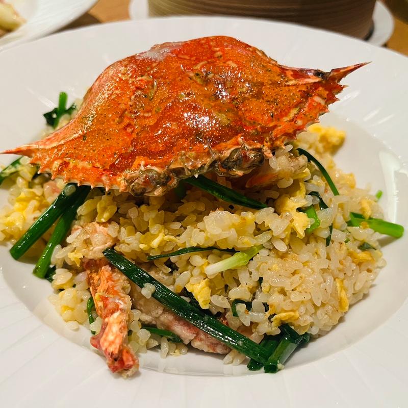 渡り蟹のチャーハン(白碗竹快樓 玉川高島屋店 （バイワンジューカイロウ）)