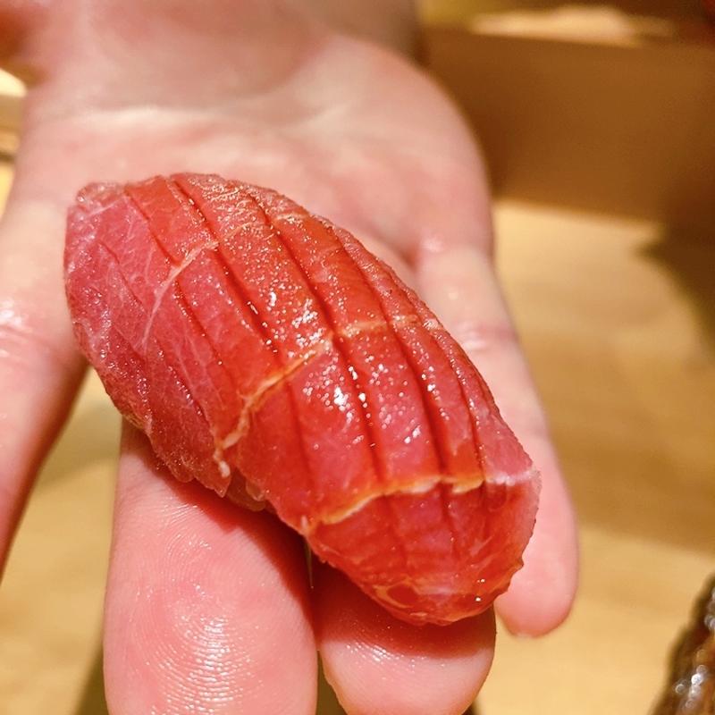 大間の中トロ（おまかせコース）(鮨 やくしどう)