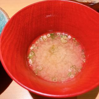 味噌汁（おまかせコース）(鮨 やくしどう)