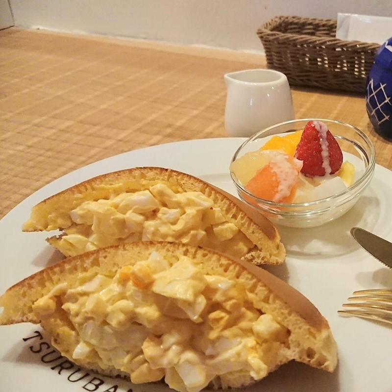 ホットケーキのたまごサンド(つるばみ舎)