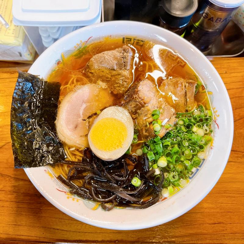 和風正油角煮ラーメン(熊本らーめん　育元 )