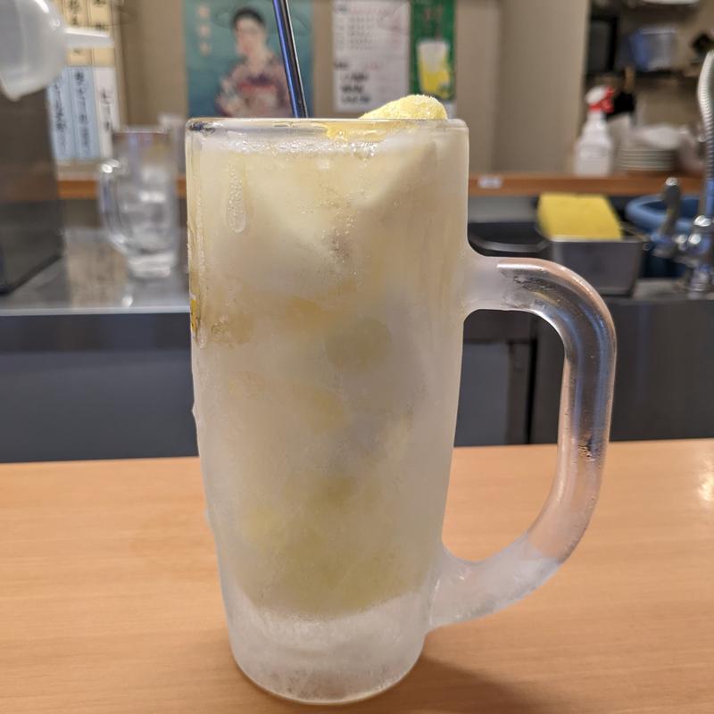 カチカチパインサワー(大衆酒場 五の五 ぴおシティ桜木町店)