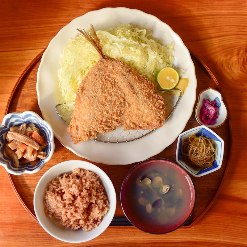 アジフライ定食(和風ダイニング わっ嘉)