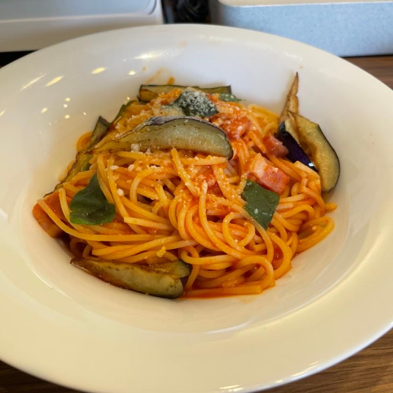 ベーコンとなすのトマトスパゲティ(デニーズ 天王寺店 （Denny's）)