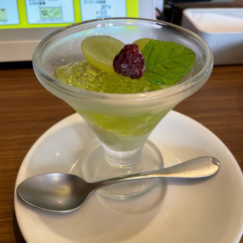 白ぶどうのゼリー仕立て(デニーズ 天王寺店 （Denny's）)